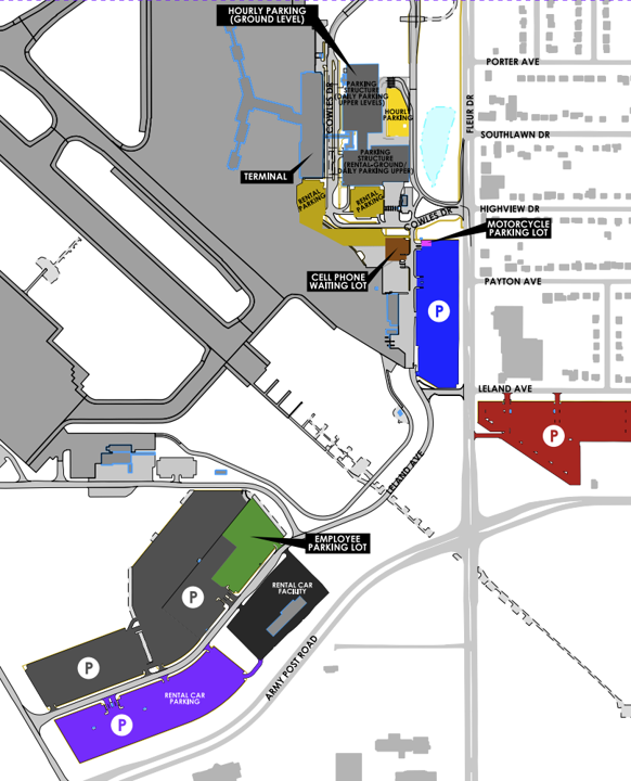Des Moines International Airport Maps & Directions
